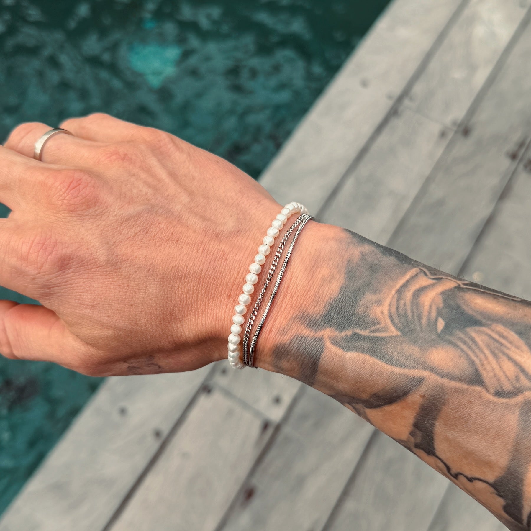 K12 - SILVER CUBAN BRACELET - 2MM