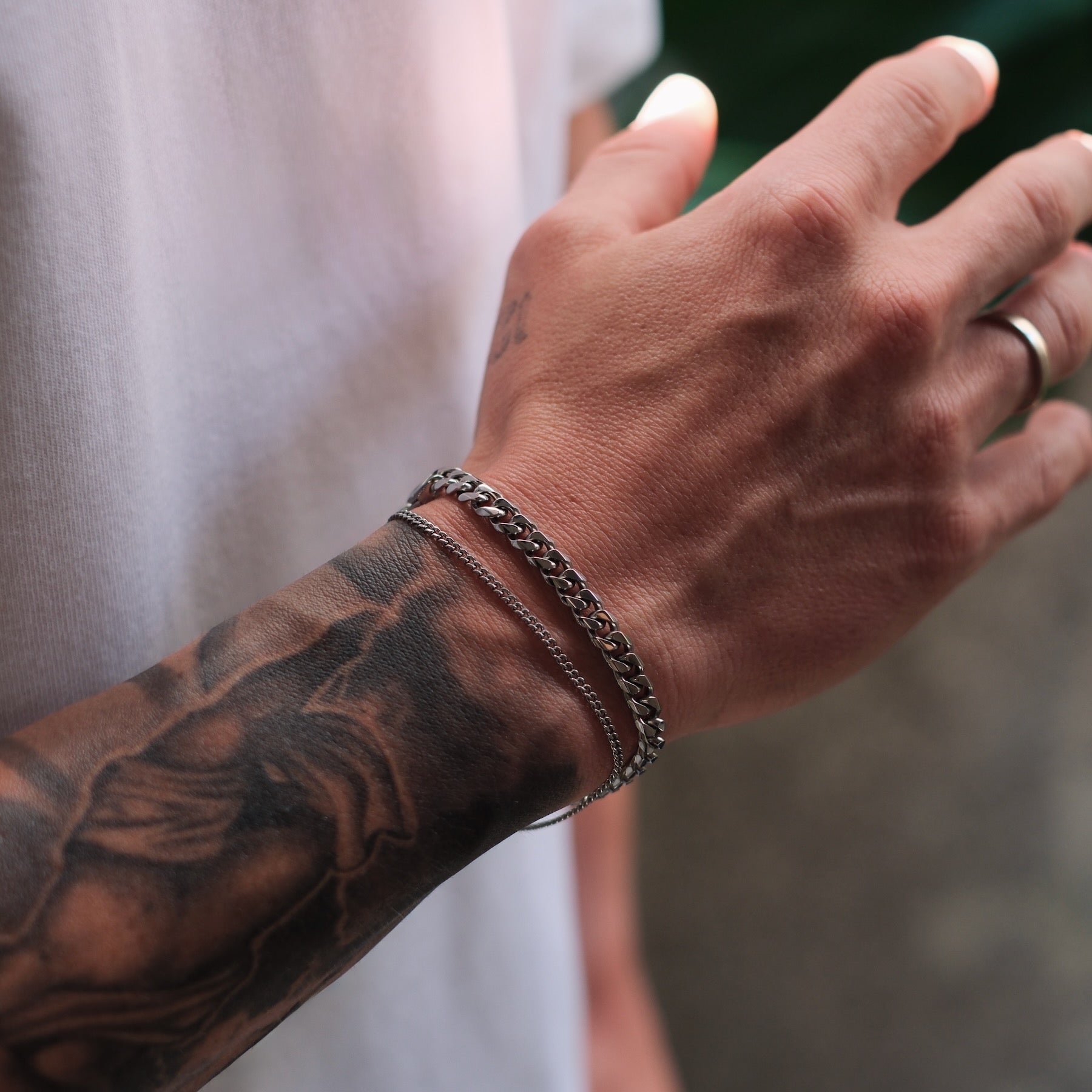 K12 - SILVER CUBAN BRACELET - 6MM