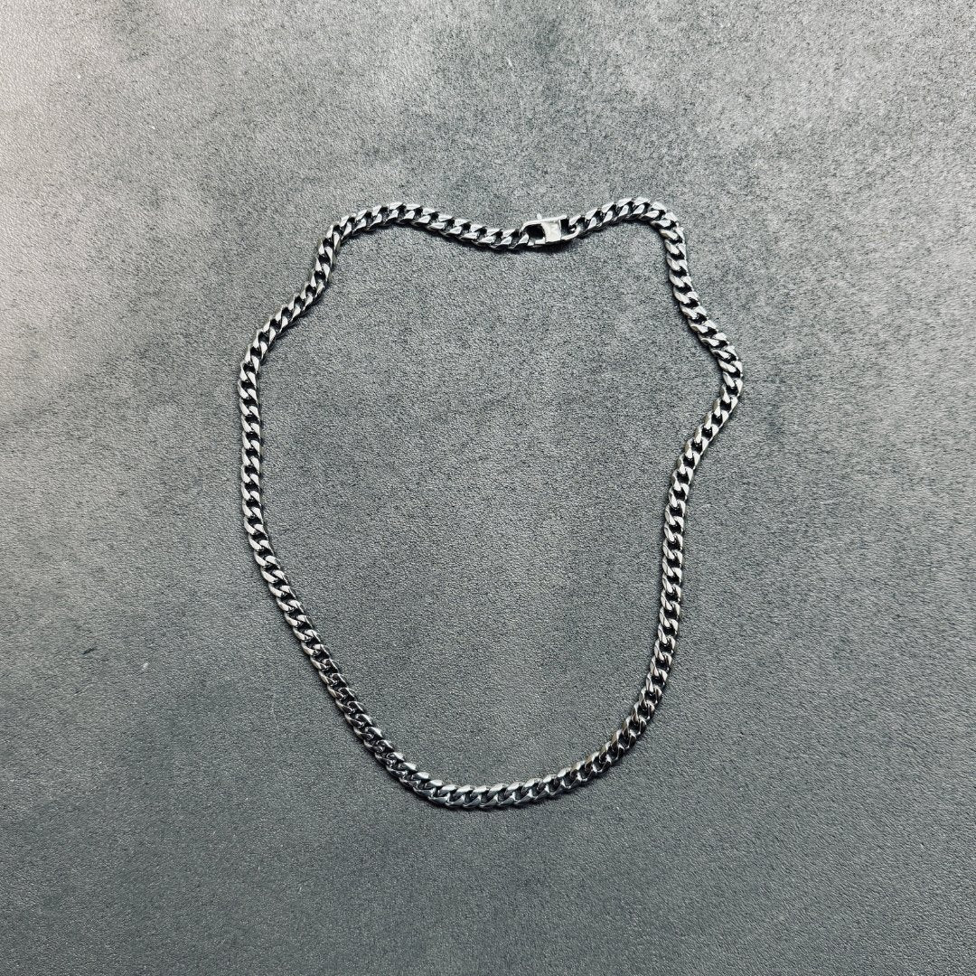 K12 - SILVER CUBAN CHAIN - 6MM