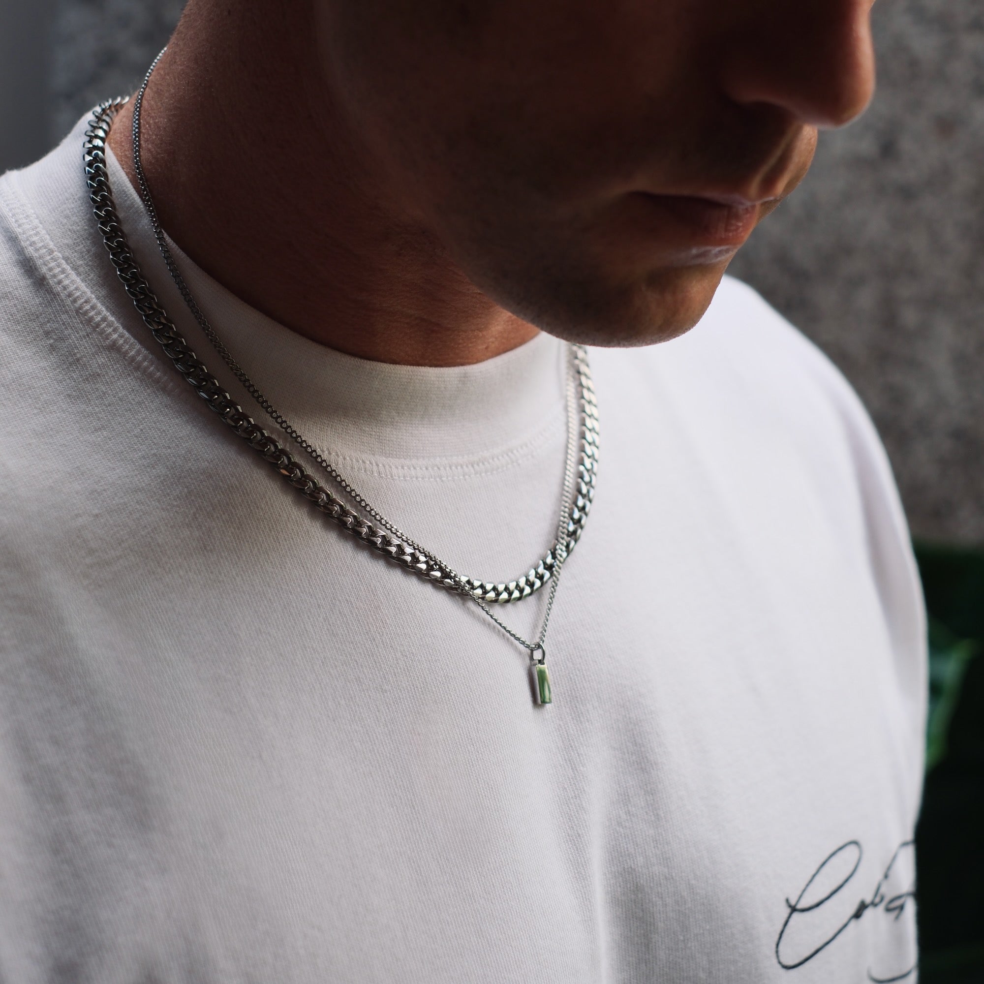 K12 - SILVER TAG CHAIN SLIM