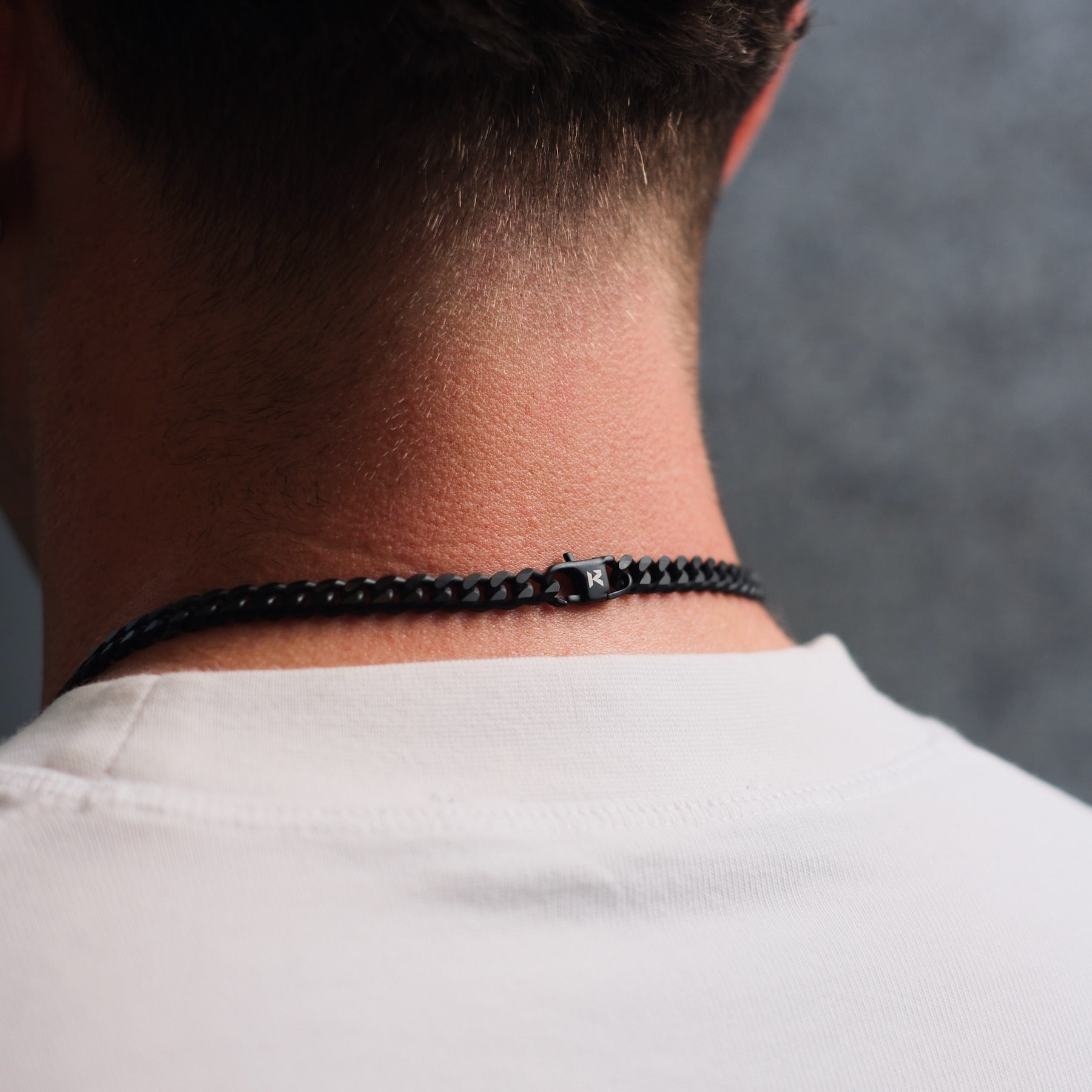 K12 - BLACK CUBAN CHAIN - 6MM