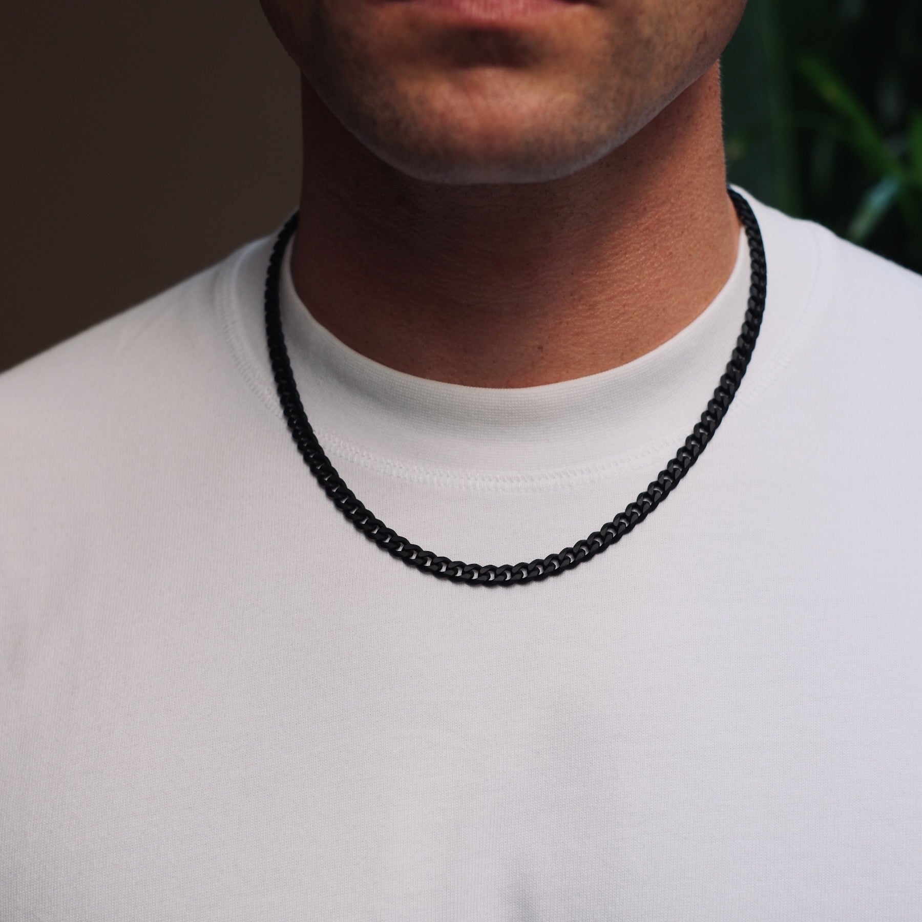 K12 - BLACK CUBAN CHAIN - 6MM