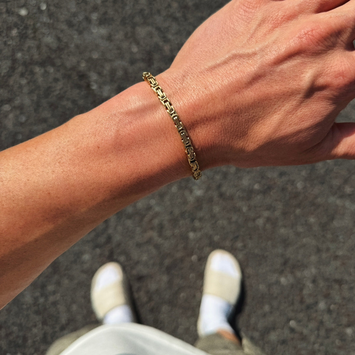 K12 - GOLD KING BRACELET - 4,2MM