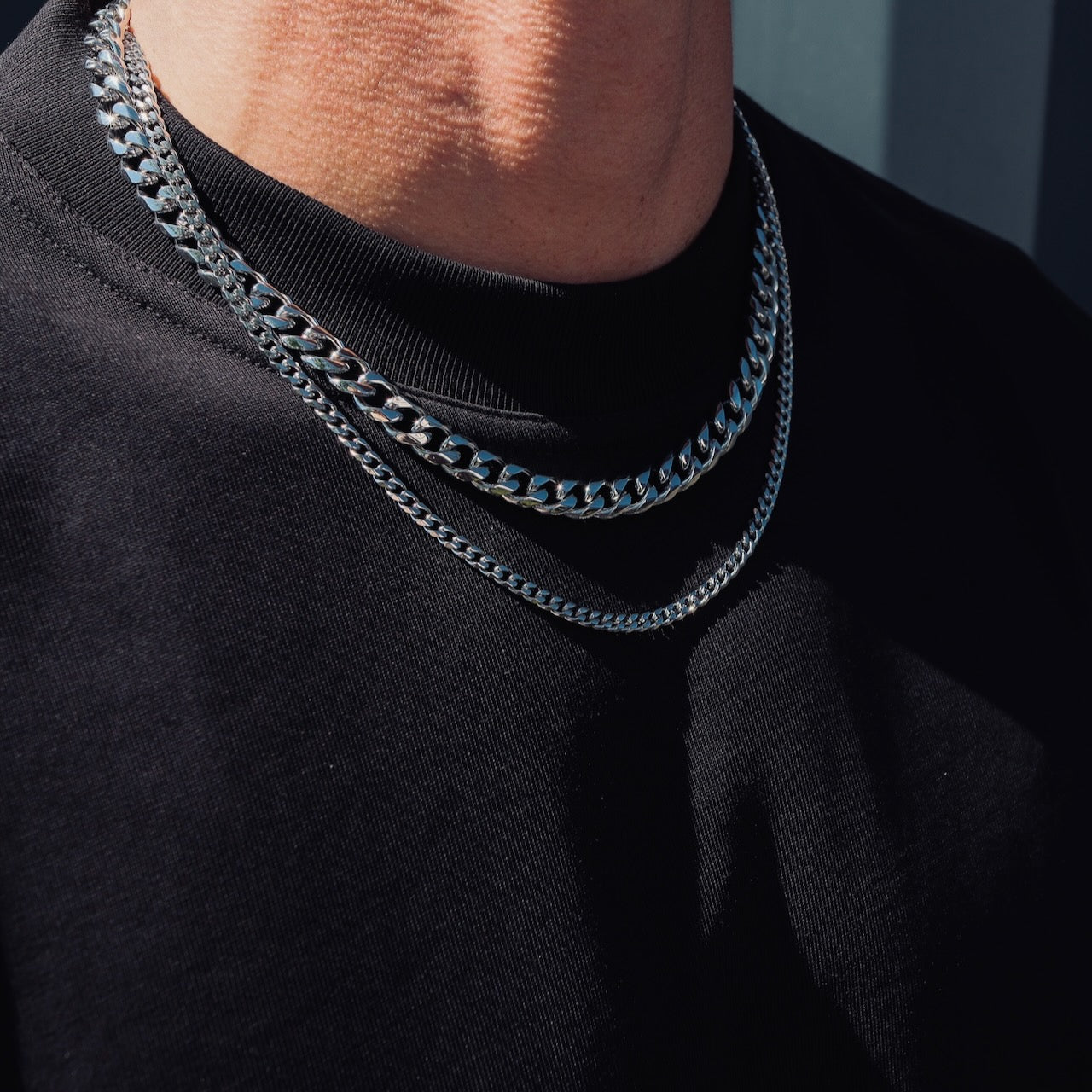 K12 - SILVER CUBAN CHAIN - 8MM