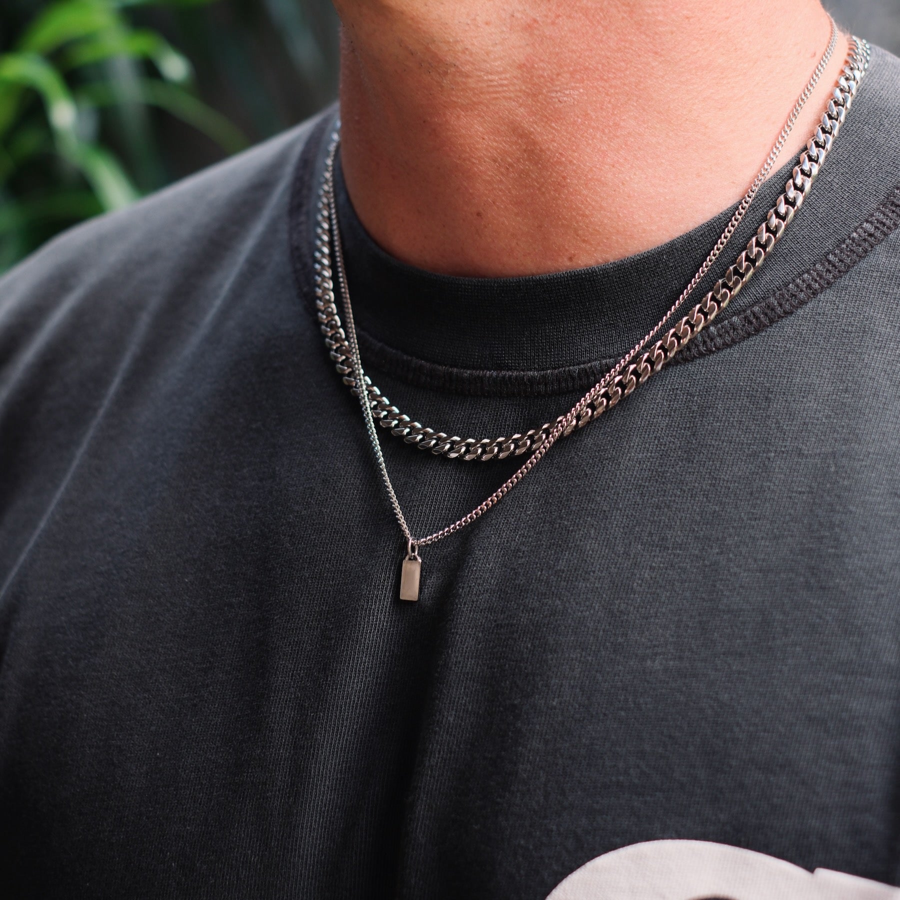 K12 - SILVER CUBAN CHAIN - 6MM