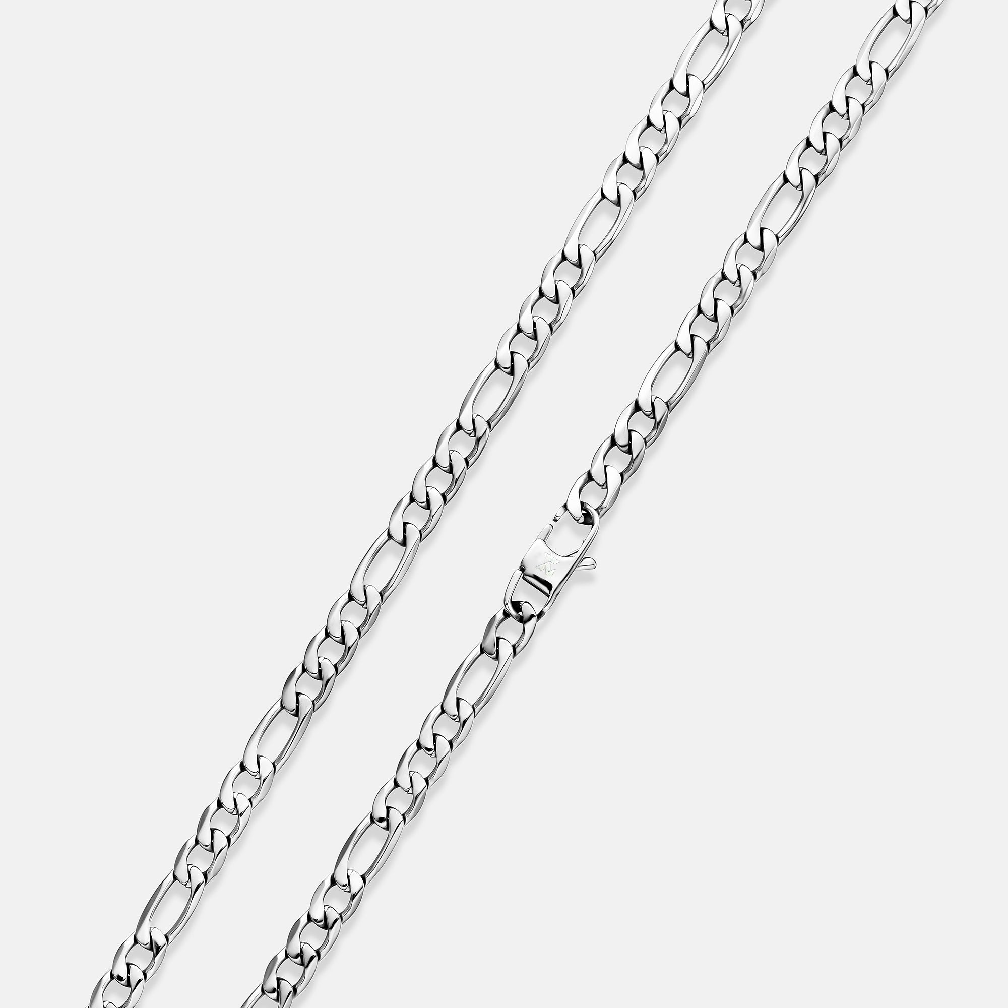 K12 - SILVER FIGARO CHAIN