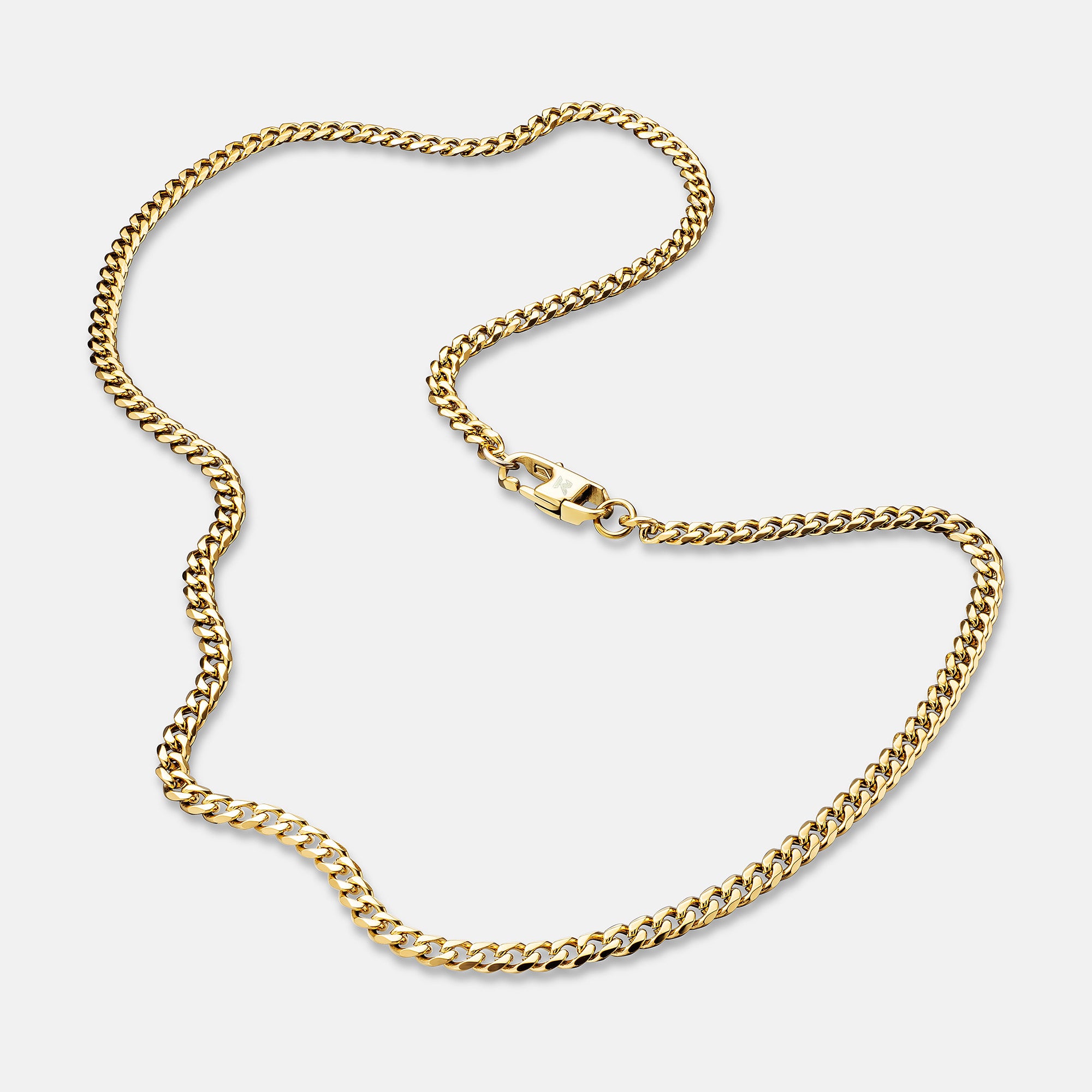 K12 - GOLD CUBAN CHAIN - 4MM