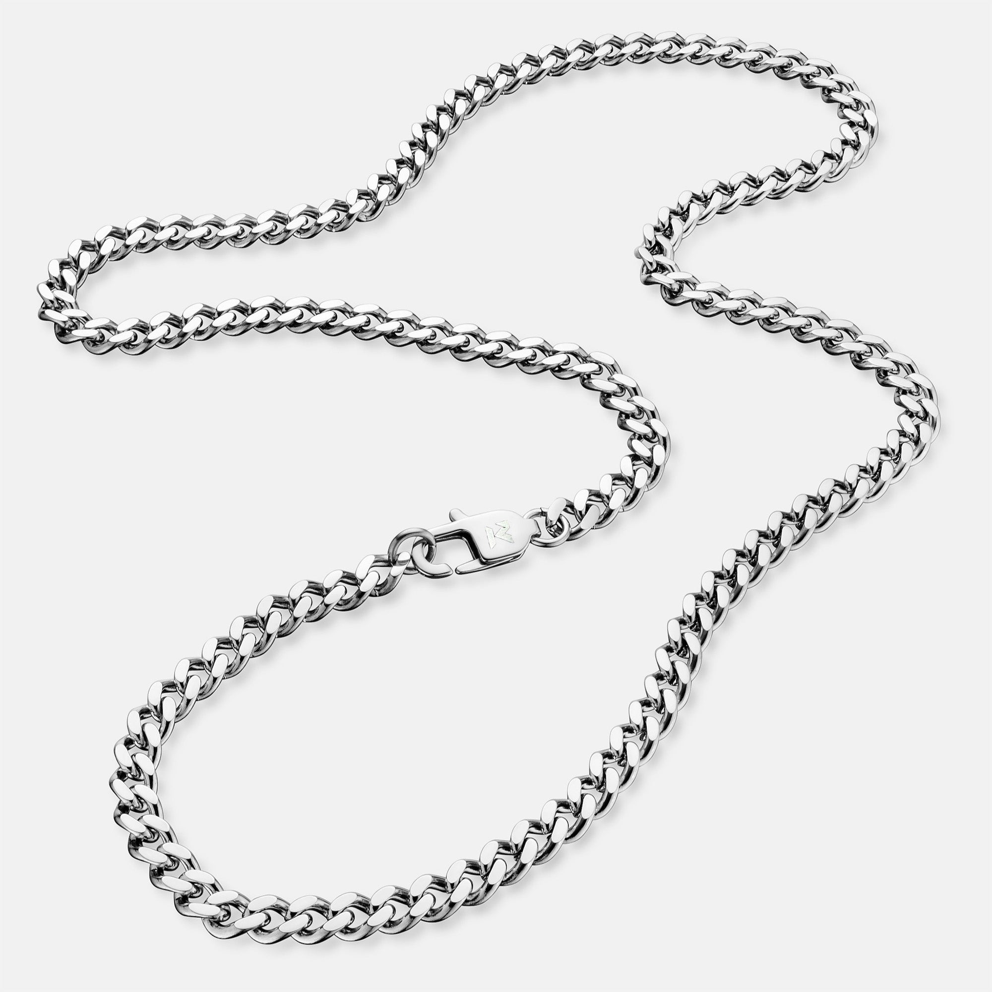 K12 - SILVER CUBAN CHAIN - 6MM