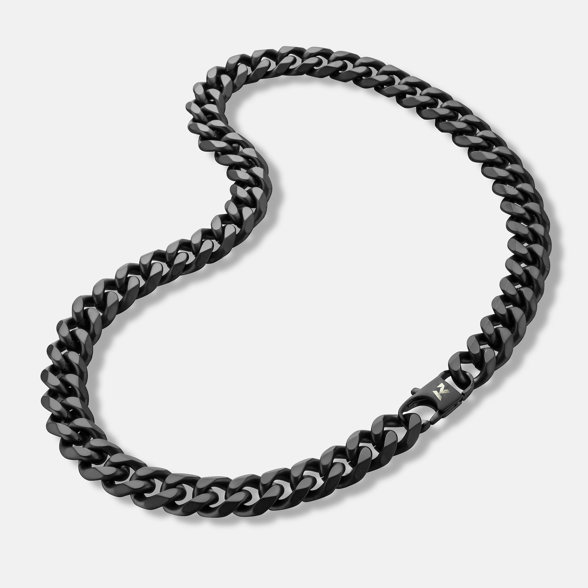 K12 - BLACK CUBAN CHAIN - 13MM