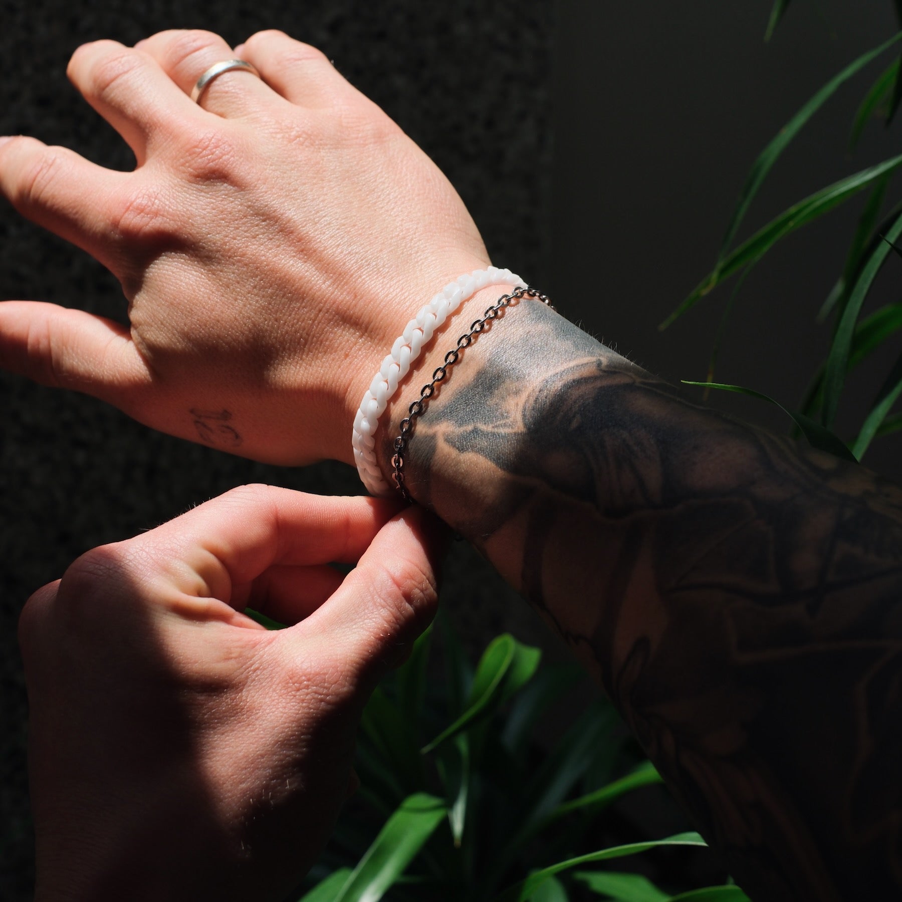 K12 - SILVER CABLE BRACELET - 3MM