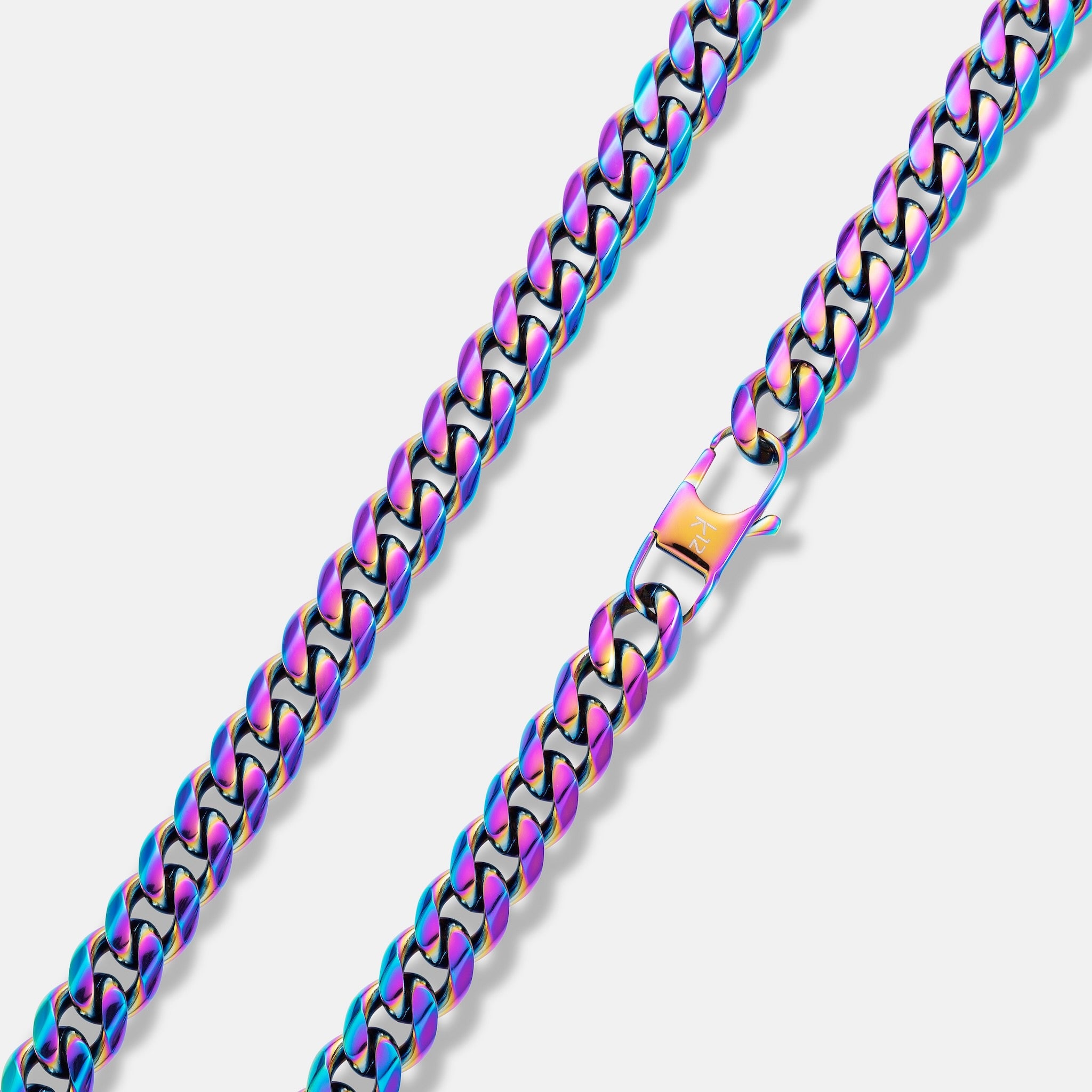 K12 - IRIDESCENT CUBAN CHAIN - 10.5MM