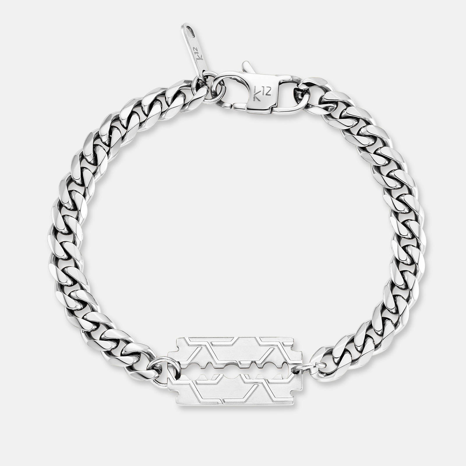 K12 - SILVER STEEL BLADE BRACELET