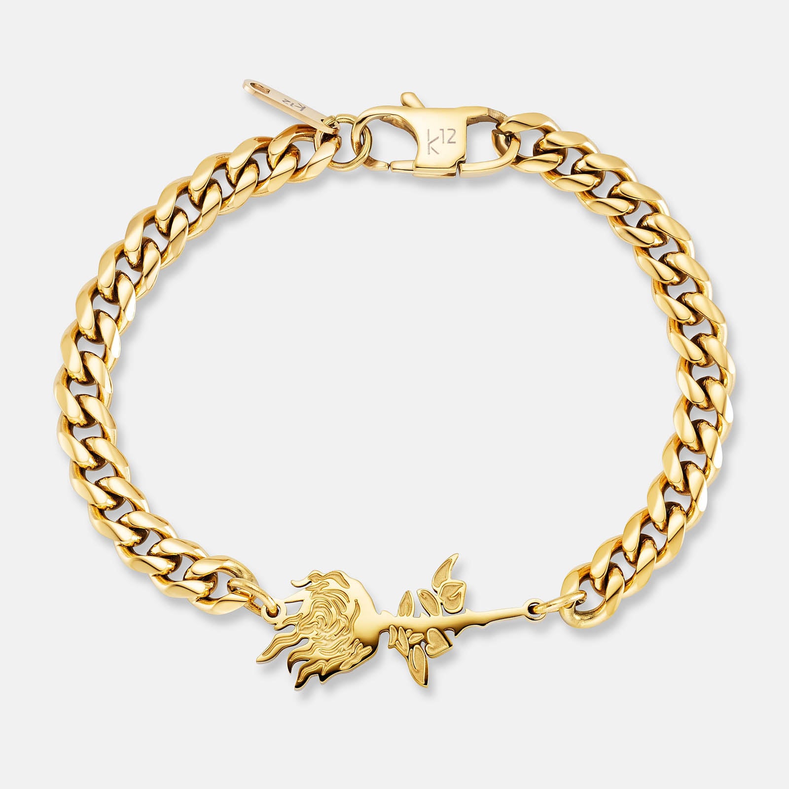 K12 - GOLD STEEL ROSE BRACELET