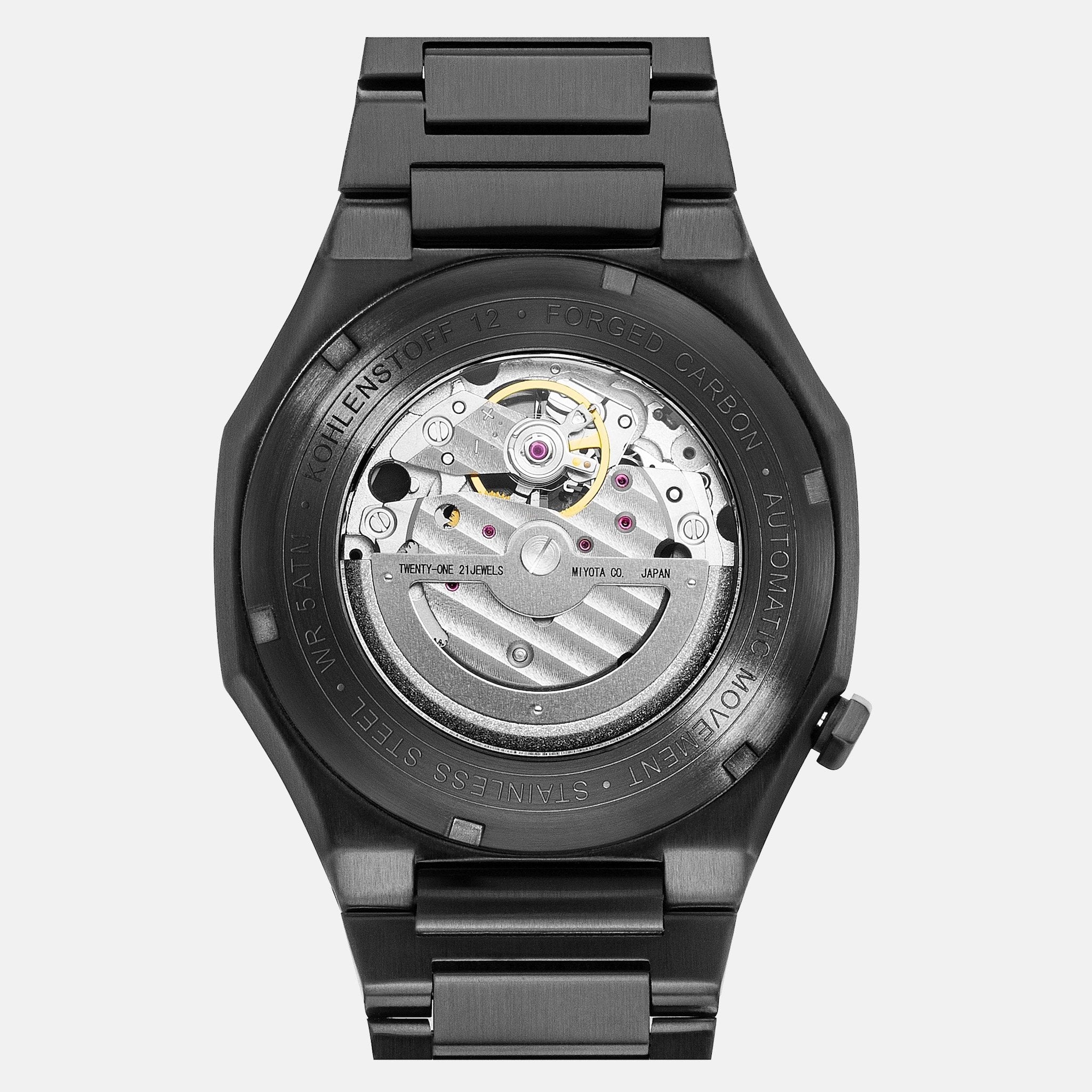 KOHLENSTOFF 12 - 650 - BLACK AUTOMATIC