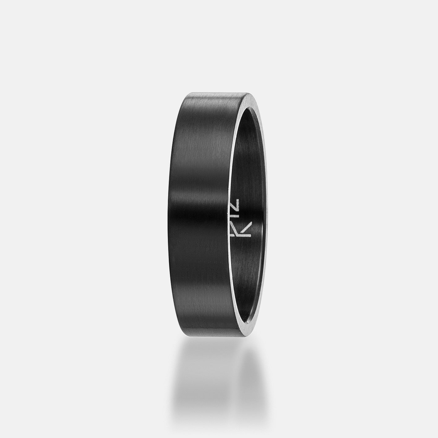 K12 - BLACK STEEL RING - 50