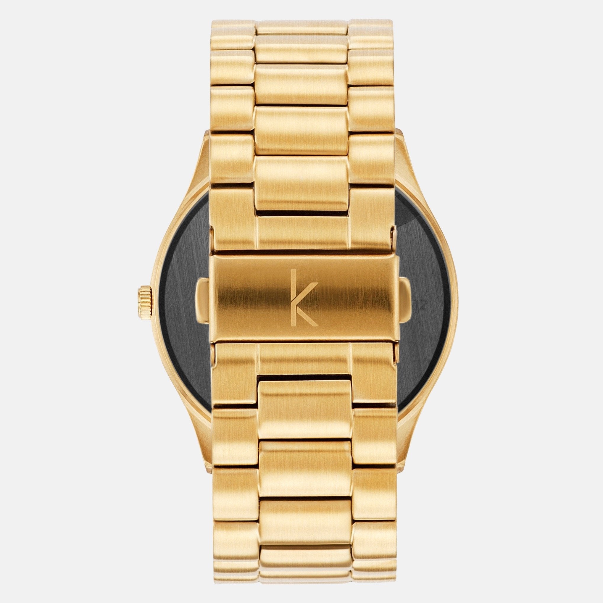 KOHLENSTOFF 12  - GOLD STEEL STRAP